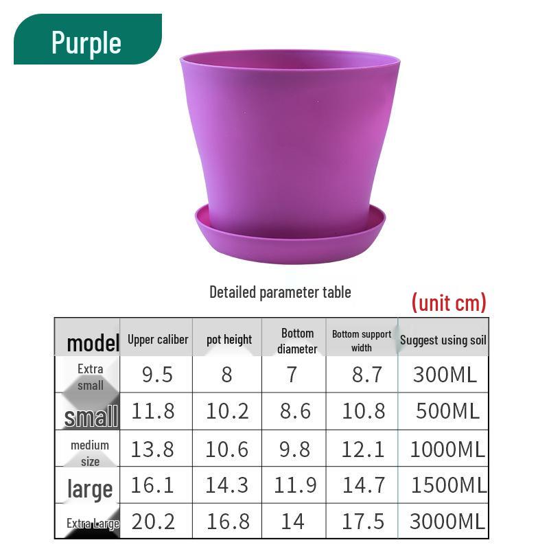 Large Resin Flower Pot for Balcony - Ideal for Roses, Chlorophytum, Succulents, and More