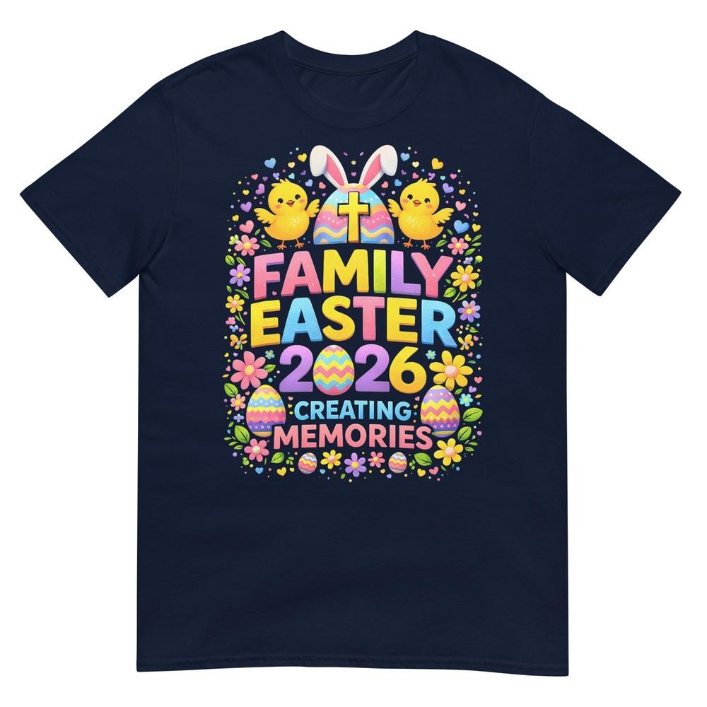 Family Easter 2026 Bunny Chicks Cute Creating Memories TShirt S