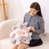 30/47cm Cute Elephant Plush Toy Very Soft Pink Grey Elephant Plushies Cuddly Doll Gifts Girl Kids