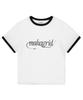 MAHAGRID Shooting Star Ringer Tee White(Mg2Fmft585A)