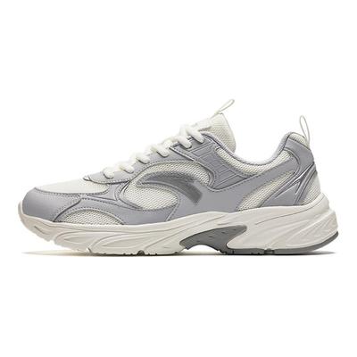 Zapatos Casuales Cómodos Versátiles Absorbentes de Impactos Resistentes al Desgaste de Caña Baja Zapatos Casuales para Hombre Blanco Gris 112428811-4