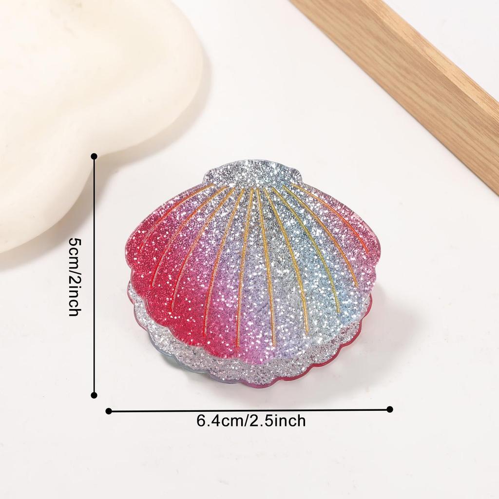 Bamboo Yao Colorful Shell Claw Hair Clip