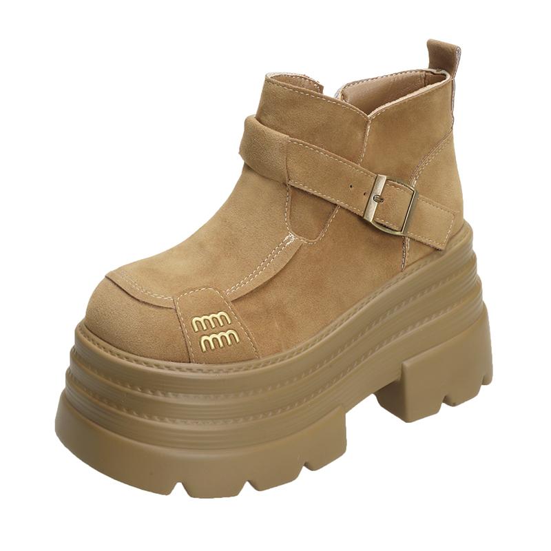 Fashion Women's Ankle Boots High Heels Platform Shoes Woman Winter Boots Designer Dress Women Snow Botas 2025 Trend New Zapatos Female