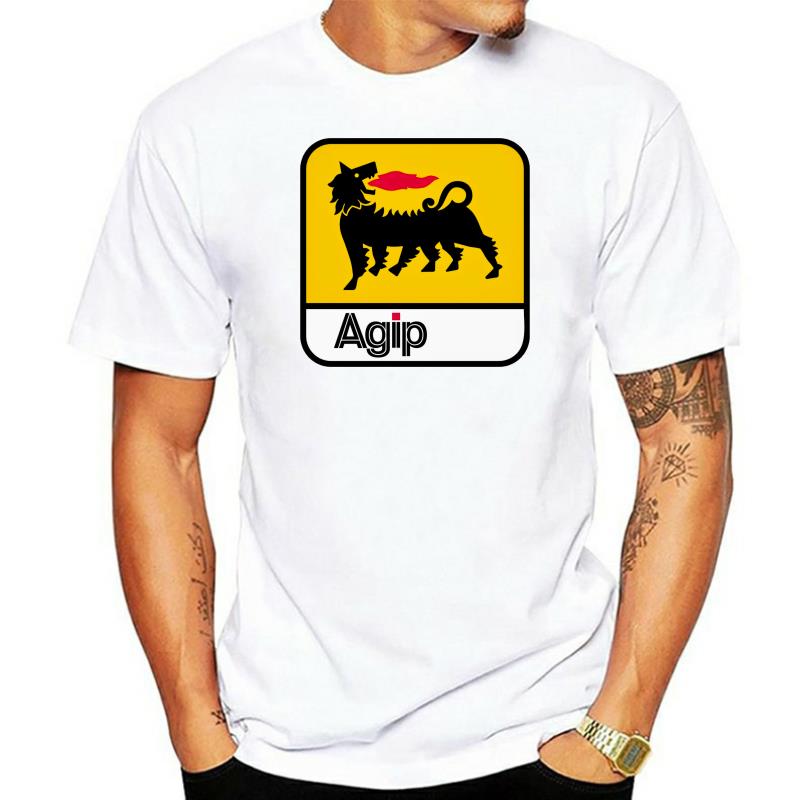 Agip Oil Petrolium Gas Station Service Station Car Automotive Race Racin Digital Printed Tee Shirt