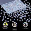 300Pcs Electroplate Glass Beads Strands AB Color Faceted(32 Facets) Round Clear AB 8mm Hole: 1mm