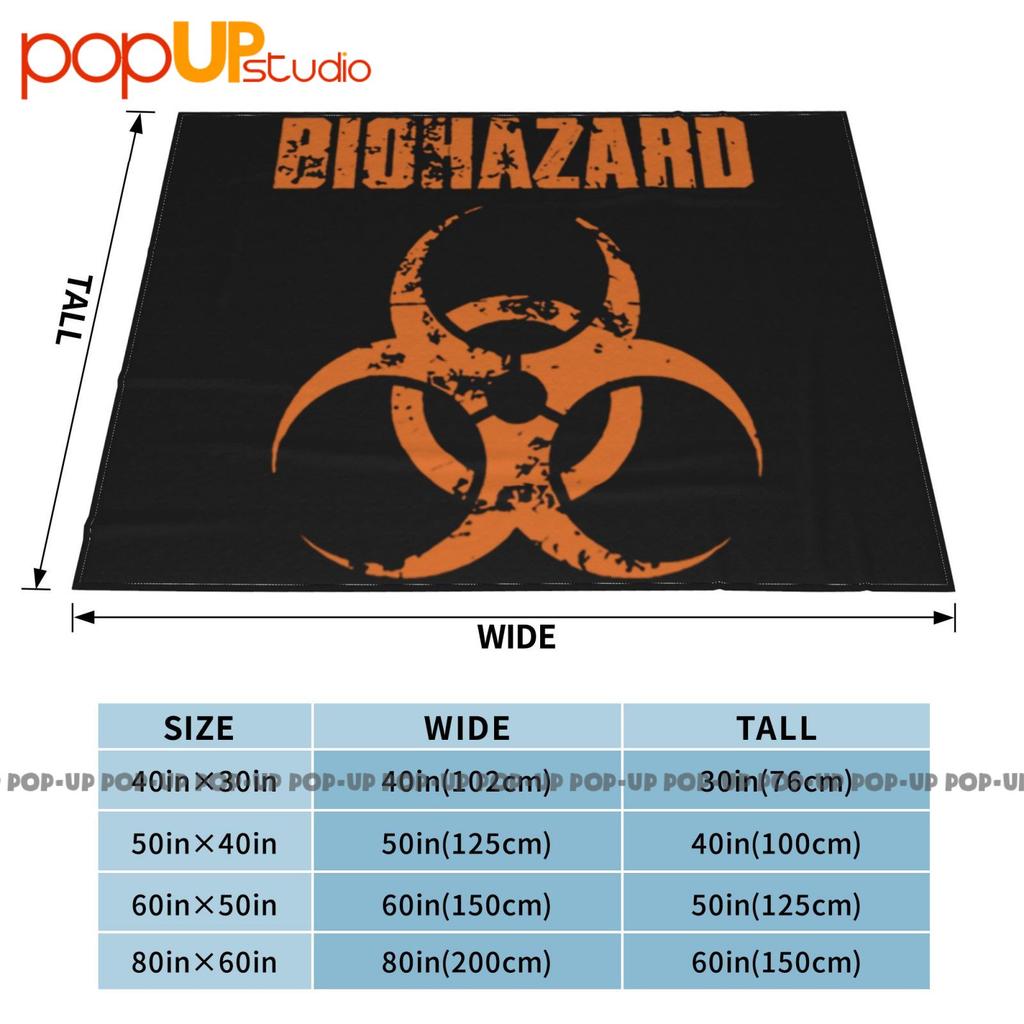 Biohazard Logo Metall Rock Ultra-Weiche Decke Steppdecke Winter Sofabezug Bettbezüge