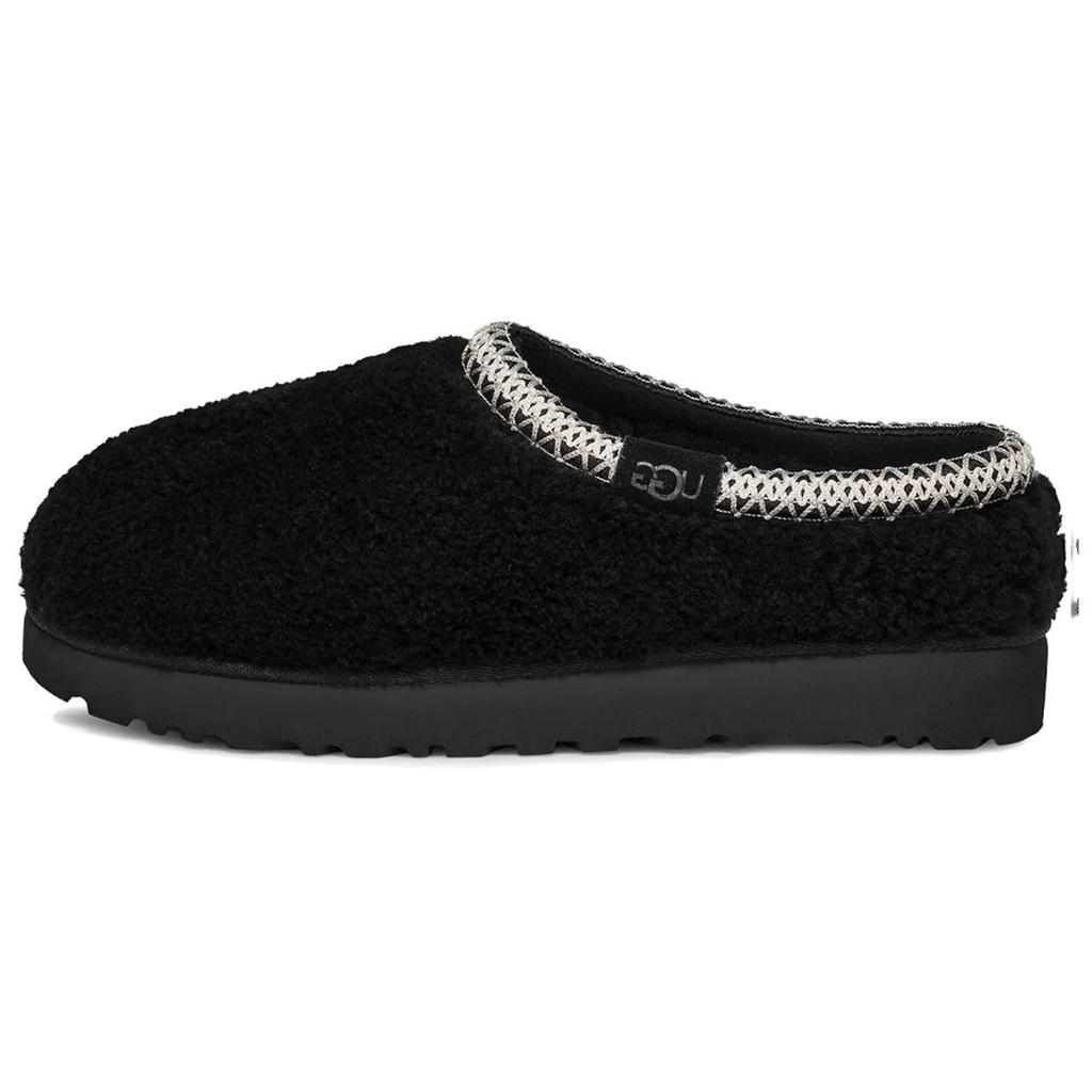 New UGG Tasman Maxi Curly Slipper Black Women's 1158356-BLK