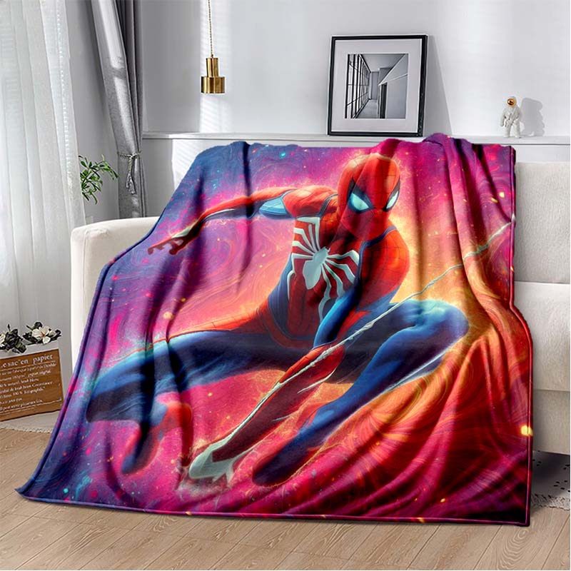2026 New Spider-Man DIY Printed Blanket, Living Room/Bedroom Shawl, Suitable for Home, Office and Leisure Use, and Can Also Be