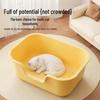Wang Yejun Extra Large Open Cat Litter Box