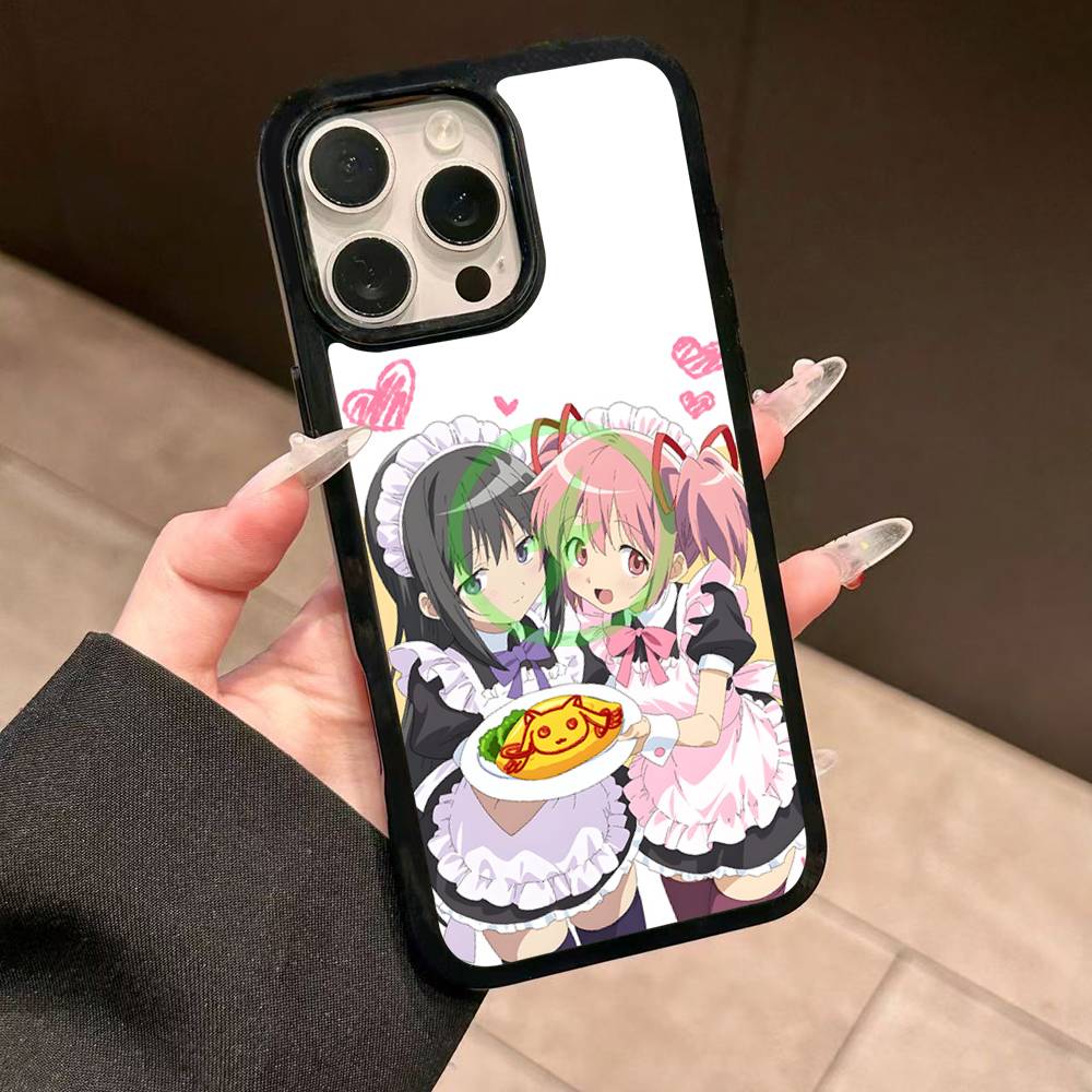 Süßes Anime Puella Magi Madoka Magica Für Magsafe Hülle Für IPhone 17 16 Pro Max 15 14 Plus 13 12 11 Kabelloses Laden Handyhülle