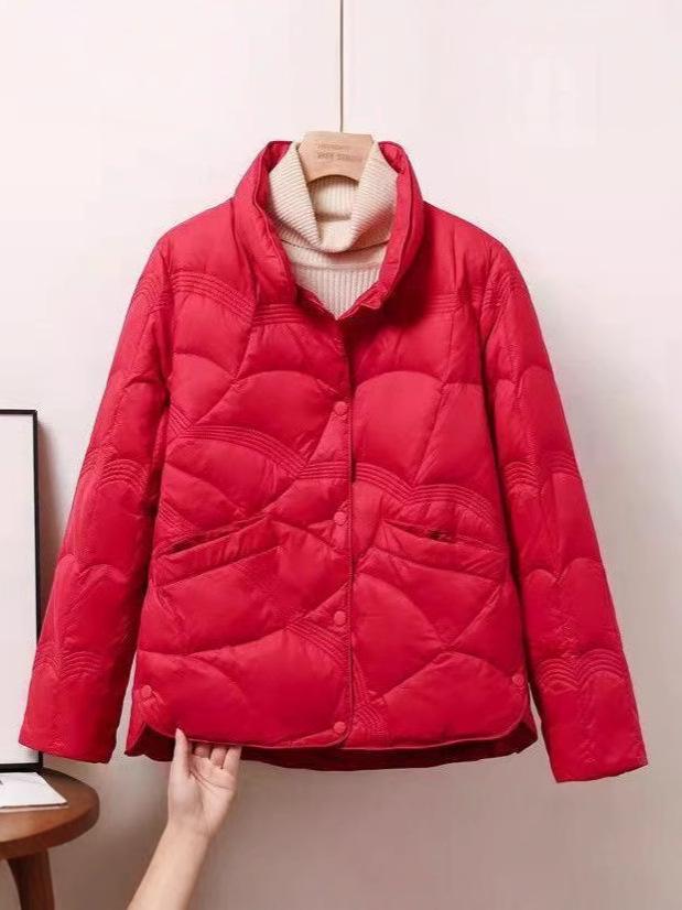 Chice leichte Daunenjacke für Damen - Trendiger Herbst/Winter Stehkragen Bestseller