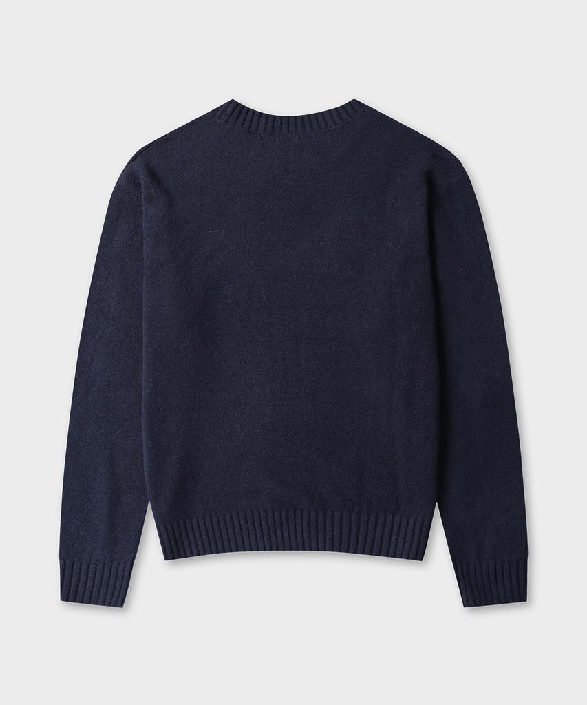 TAILDERN Auden Crew Neck Sweater Navy