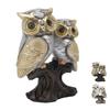 Bufniță figurină rășină realistă artistic decorativ bufniță statuie ornament pentru grădină living room 