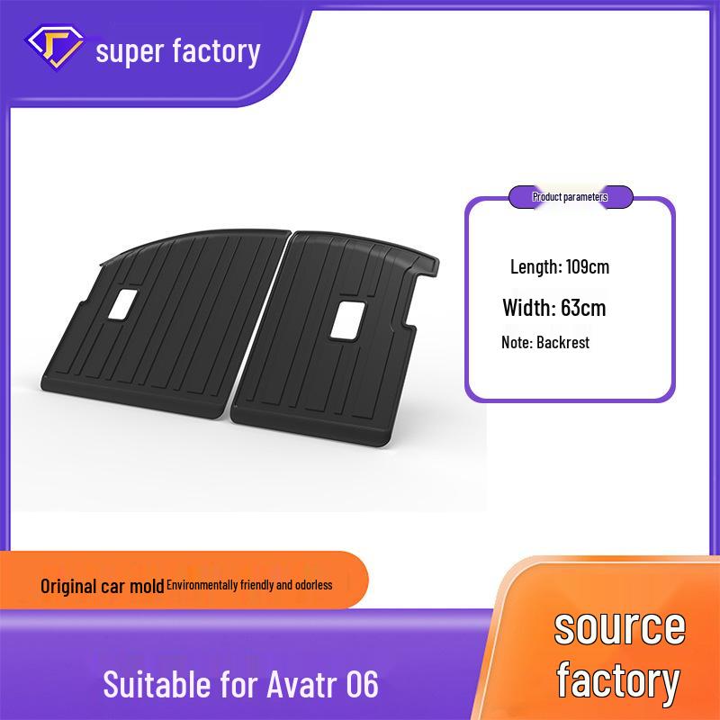 Avita 06 Car Trunk Mats: TPE, Eco-Friendly, Odorless, Waterproof, Wear-Resistant.