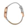 Oui & Me Reloj de Mujer Amourette Acentos de Cristal Correa de Cuero Esfera Plateada Cuarzo ME010289 Con Pulsera Adicional