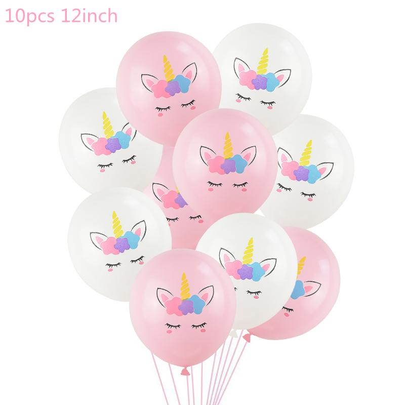 1 Set Einhorn Partyballons Geburtstagsballon Einhorn Dekoration Latex Konfetti Ballon Geburtstagsfeier Dekoration Ballons Kinder