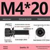 12.9 Grade M4-M12 Socket Head Cap Screw with Washer: Three-Piece Cylindrical Bolt
