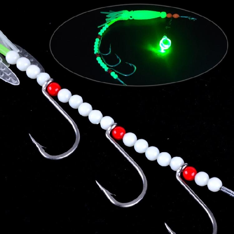 Weiche Gumm-Tintenfisch-Angelköder mit Haken und Jigs Peches 22G Leuchtende Tintenfisch-Jigs