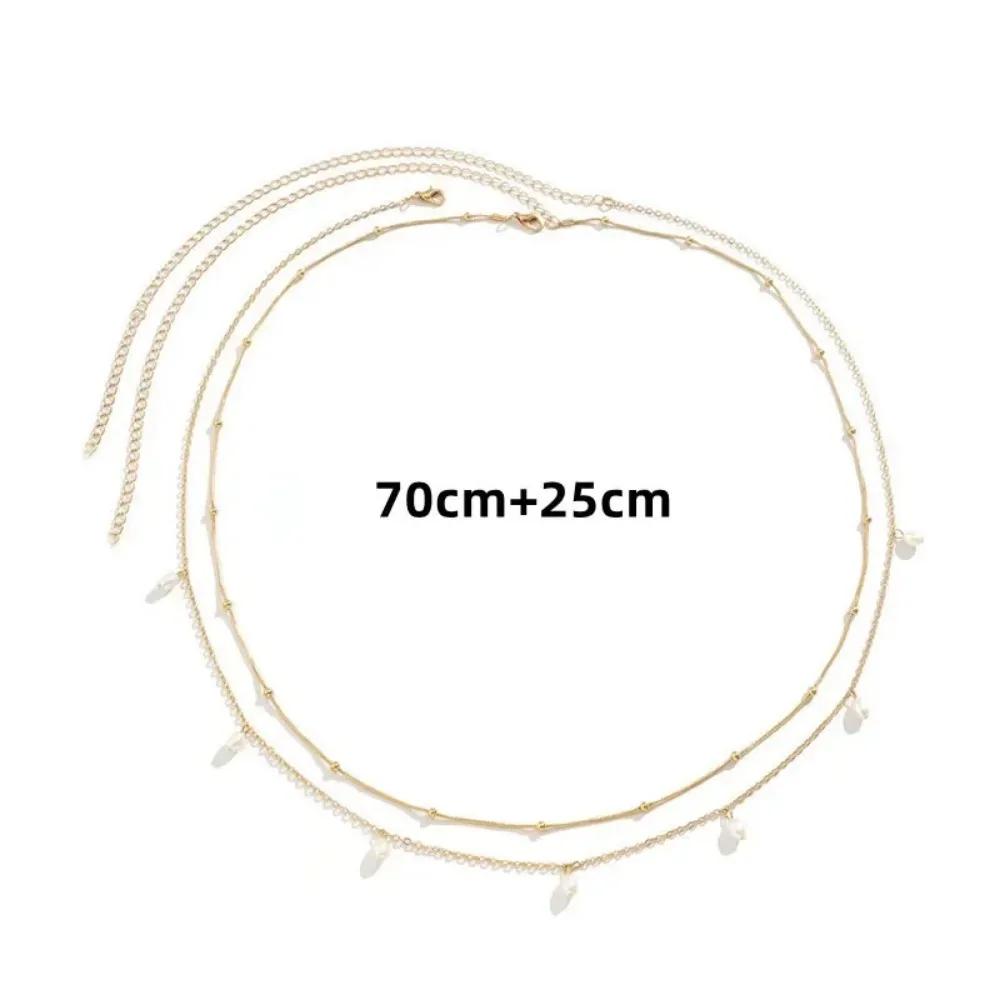 Sexy Double Layer Colorful Stone Chain for Women Crystal Butterfly Waist Bead Belly Chain Belly Belt Summer Beach Body Jewelry