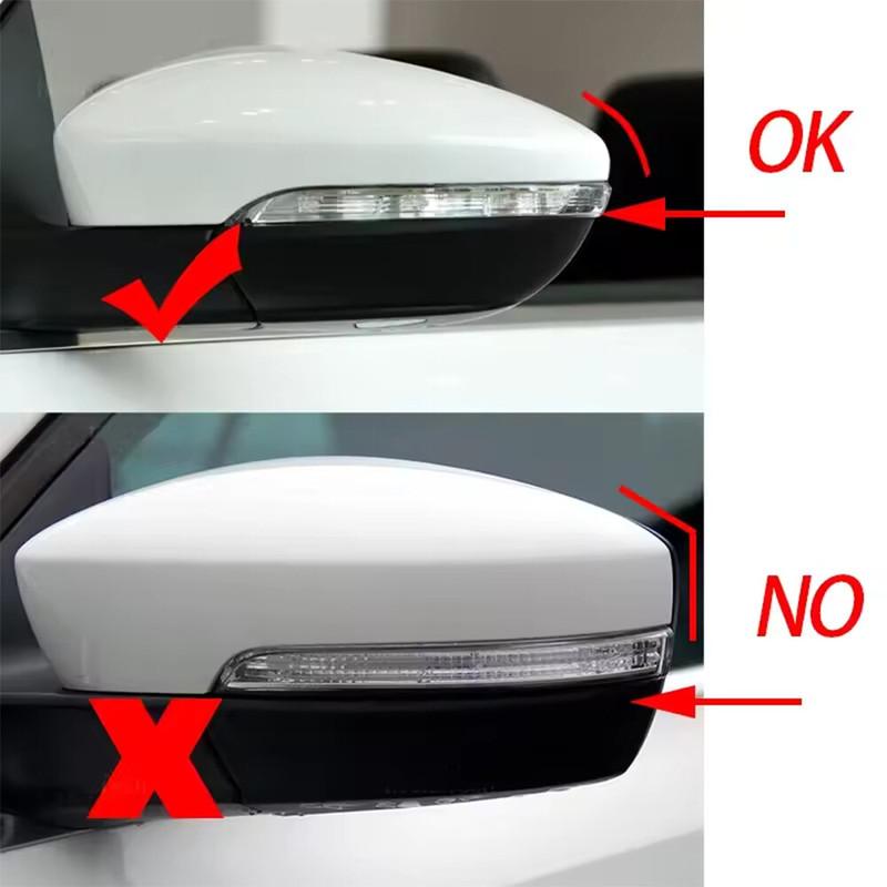 For Volkswagen VW Jetta Passat B7 2011 2012 2013 2014 2015 2016 2017 Car Rearview Side Mirror Cover Wing Cap Door Exterior Trim