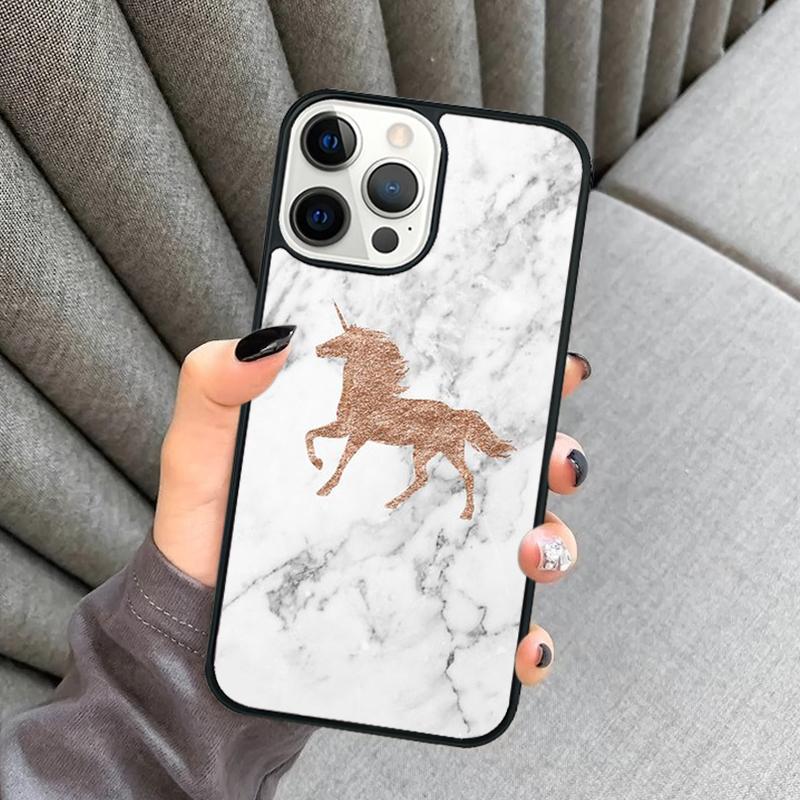 Horse Pony Painted Phone Case For iPhone 17 Air 16 16e 15 13 14 Pro Max 11 12 Plus 2022 MAX Shell Cover coque