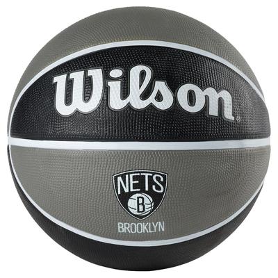 Wilson NBA Team Brooklyn Nets Ball, Unisex Black Basketball