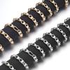 5 Yards/Roll Aluminum Pearl Chains Gold Silver Color Wide Link Chain for Jewelry Making Clothing Bag Chain Accessories Supplies