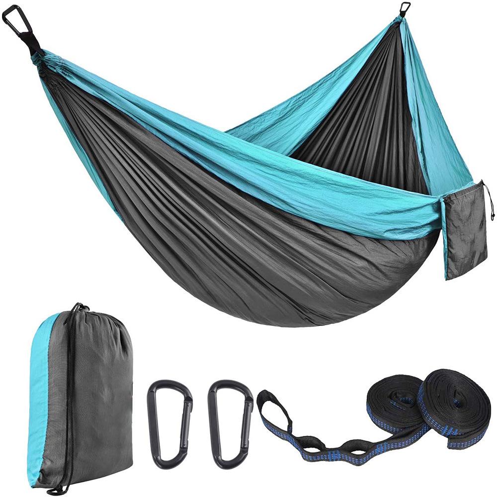 Parachute Cloth Hammock Outdoor Camping Swing 300*200 Double Lengthened and Widened Ultra-light Supplies