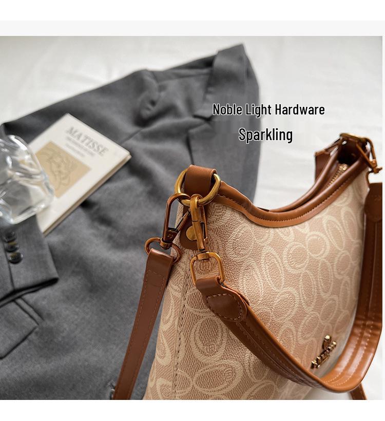 Bolsa Tote e Transversal de Luxo Feminina de Grande Capacidade - Acessório de Moda Versátil e Sofisticado