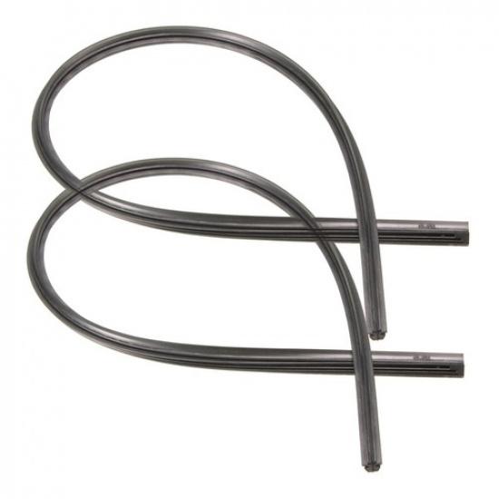 2Pieces 26'' 6mm Universal Silicone Frameless Car Windshield Wiper Blade Refill