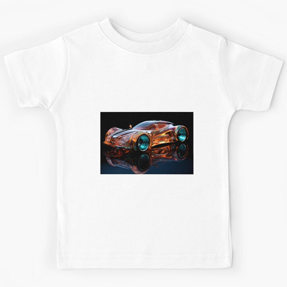 Futuristic Supercar Cyborg Dragon Concept 5 Kids T-Shirt 100
