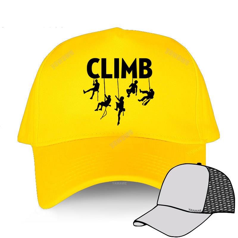 New Arrival Solid Baseball Caps Men Summer Breathable Golf Hat CLIMB Climbinger Teens Fashion Brand Cap Female Leisure Hats
