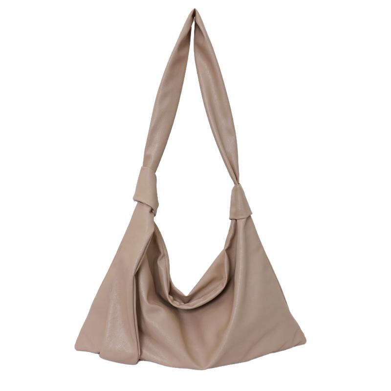 

Women s Large Capacity Leather Shoulder Tote Bag Lazy Daily Casual Dating Hobo Bags 2026 Simple Luxury Solid Color Handbags 47cmx32cmx1cm абрикосовий