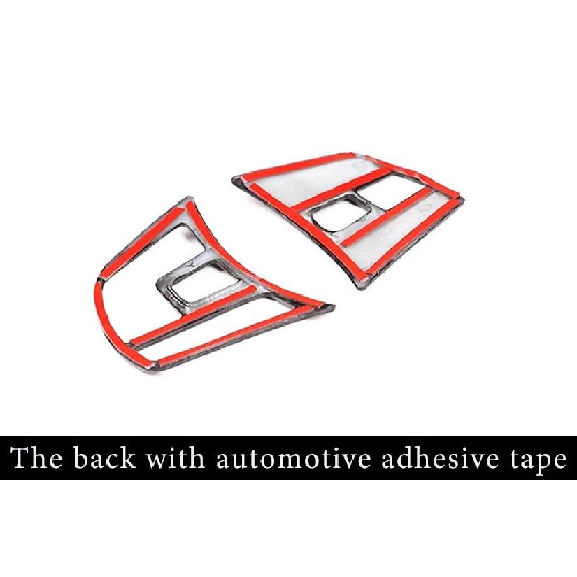 Matte Chrome Interior Accessory Steering Wheel Button Cover Trim For BMW 3 4 Series F30 F34 GT 2014-2017