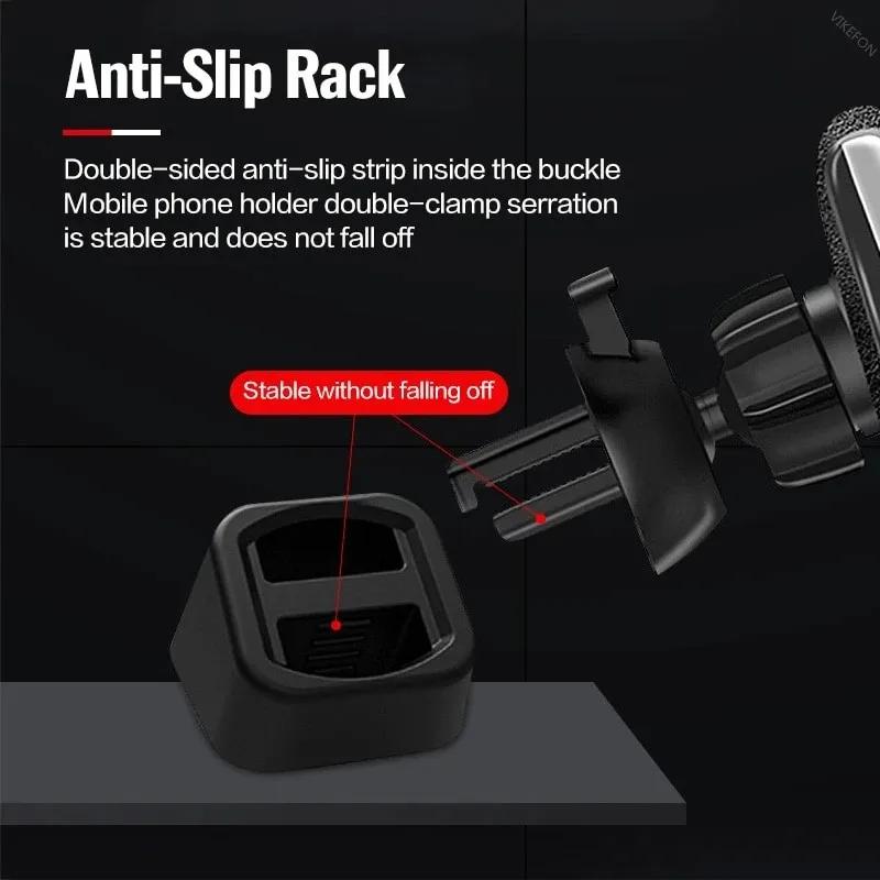 Universal Mobile Phone Car Dashboard Phone Bracket Base In Holder Car Air Outlet Clip Cellphone GPS Stand Cradle Car Accessories