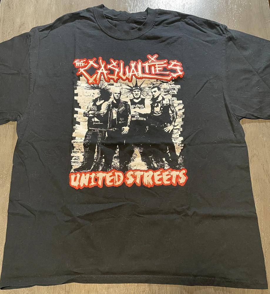 The Casualties Band United Streets Heavy Cotton Black S-5XL T Shirt EN834 Unisex T-Shirt M