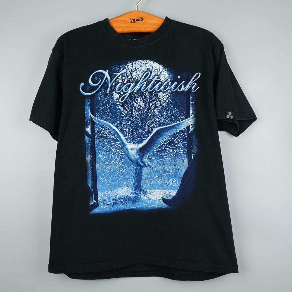 Винтажная футболка Nightwish 2007 года Nuclear Blast Power S-5XL BO244 Унисекс L