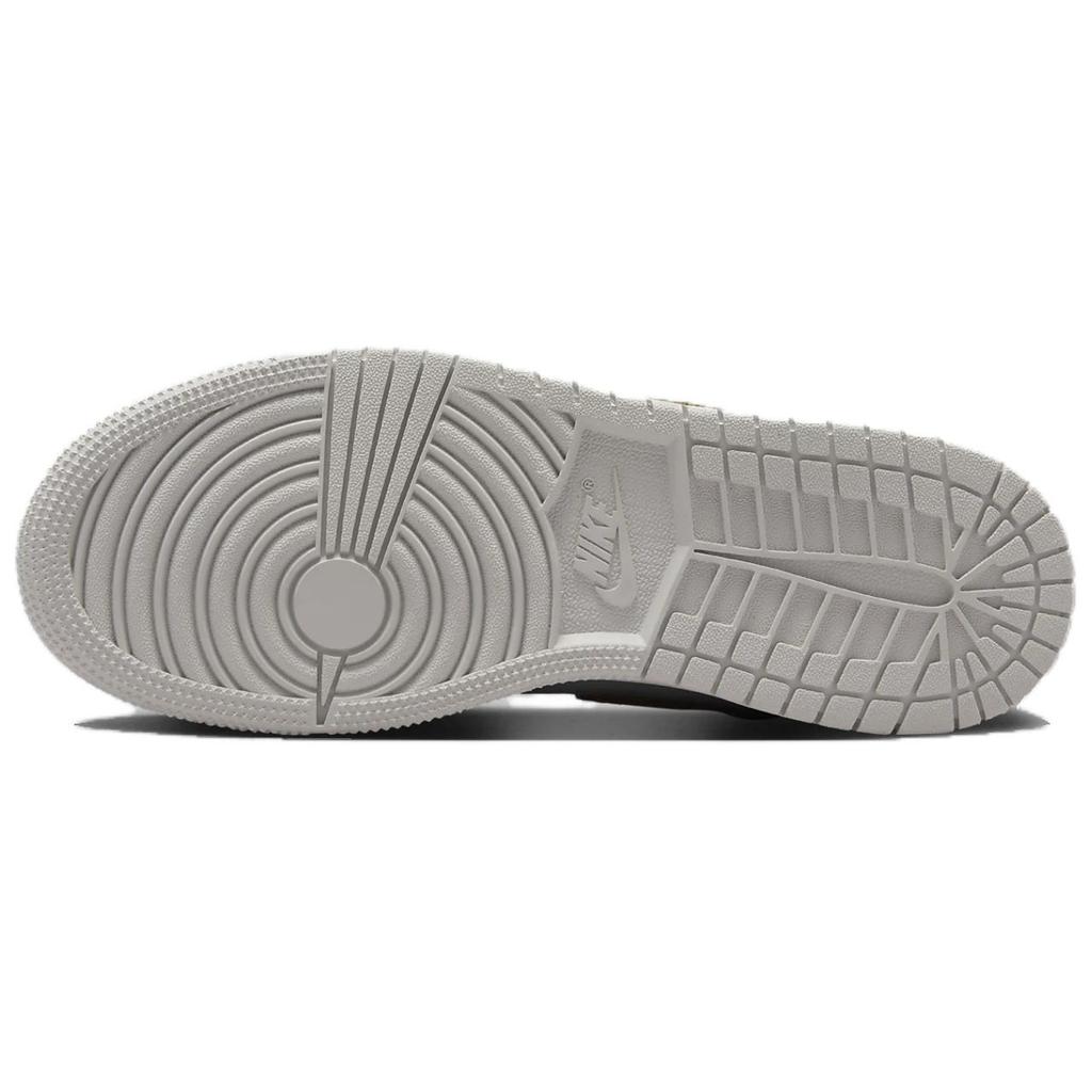 Jordan AJ1 Mid SE Oxidized Green Leather Youth White Sail Neutral Grey Oxidized Green FQ8088-103