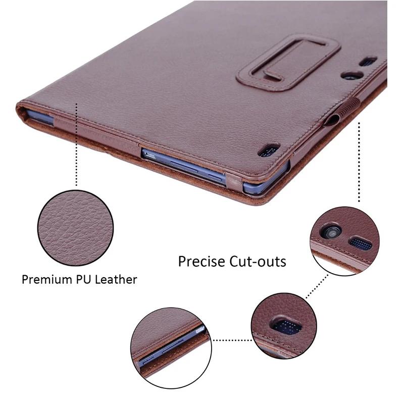 Tablet Protective Leather Case For Tab 2 A10-30 A10-70 A10-70F A10-70L X30F 10.1 Cover With Smart Sleep Wake Up