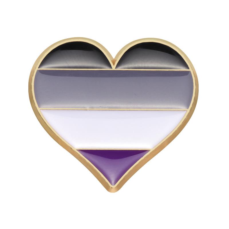 Rainbow Colorful Flag Enamel Pin Funny Brooch Cartoons Badge For Bags Jeans Hoodies Denim Lapel Pin Jewelry Kids Best Gift