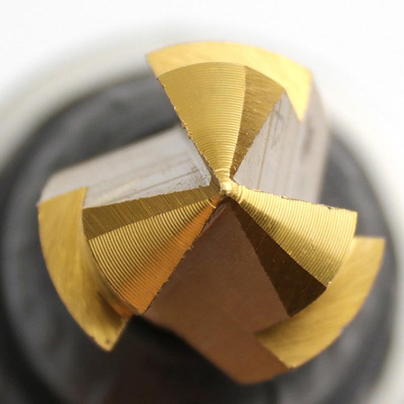 Three Blade Ppr Titanium Plated Upgraded Lifting Drill Bit Hexagonal Handle Water Pipe Drilling Reaming Repair Pipe Repair Tool