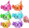 Bunte Salamander Malzose Fidget Spielzeuge Quetschbare Malzzucker Dehnbarer Axolotl Spaß zum Kneten Geburtstagszubehör Anti-Angst Geschenk