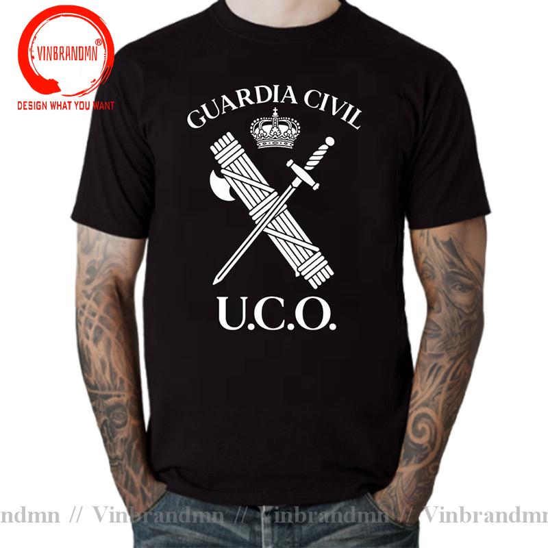 Uco Guardia Civil Espaa Polica T Shirt Unisex Spain Guardia Civil Tshirt Unisex Military Army Summer Streetwear Tops Tee Shirt