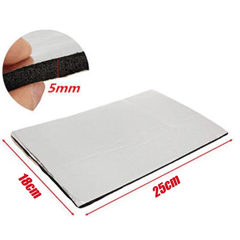 Fireproof Heat Insulation Mats Hood Soundproofing 5mm Aluminium Foil Self-adhesive Backing Door Collision Avoidance Tape