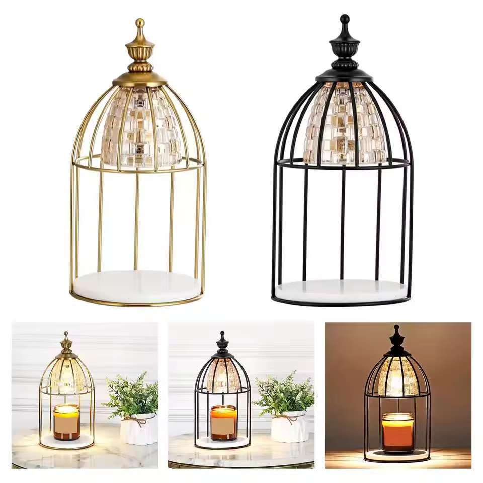 Electric Candle Melt Warmer, Crystal Melting Lamp Warmer Candle Warmer Light Stony Base
