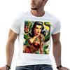 Retro Dragon Tattoo Girl TShirt Simple Casual Short Sleeve Tee