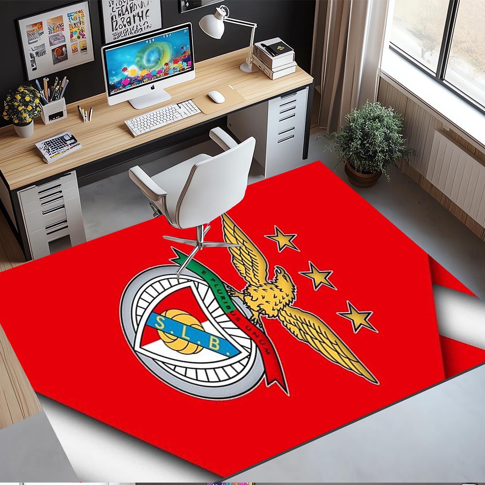 Benfica Bedruckter Teppich, Teppich, für Bürostuhl Wohnzimmer Schlafzimmer Küchenraum Dekor Geschenke.