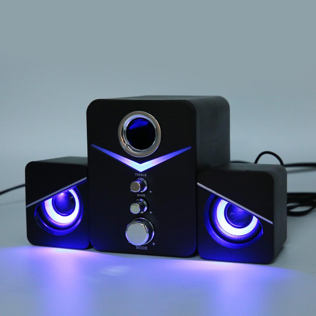 D‑221   Computer Speaker   Bass 2.1 Channel   Desktop Speaker for Wedding Party