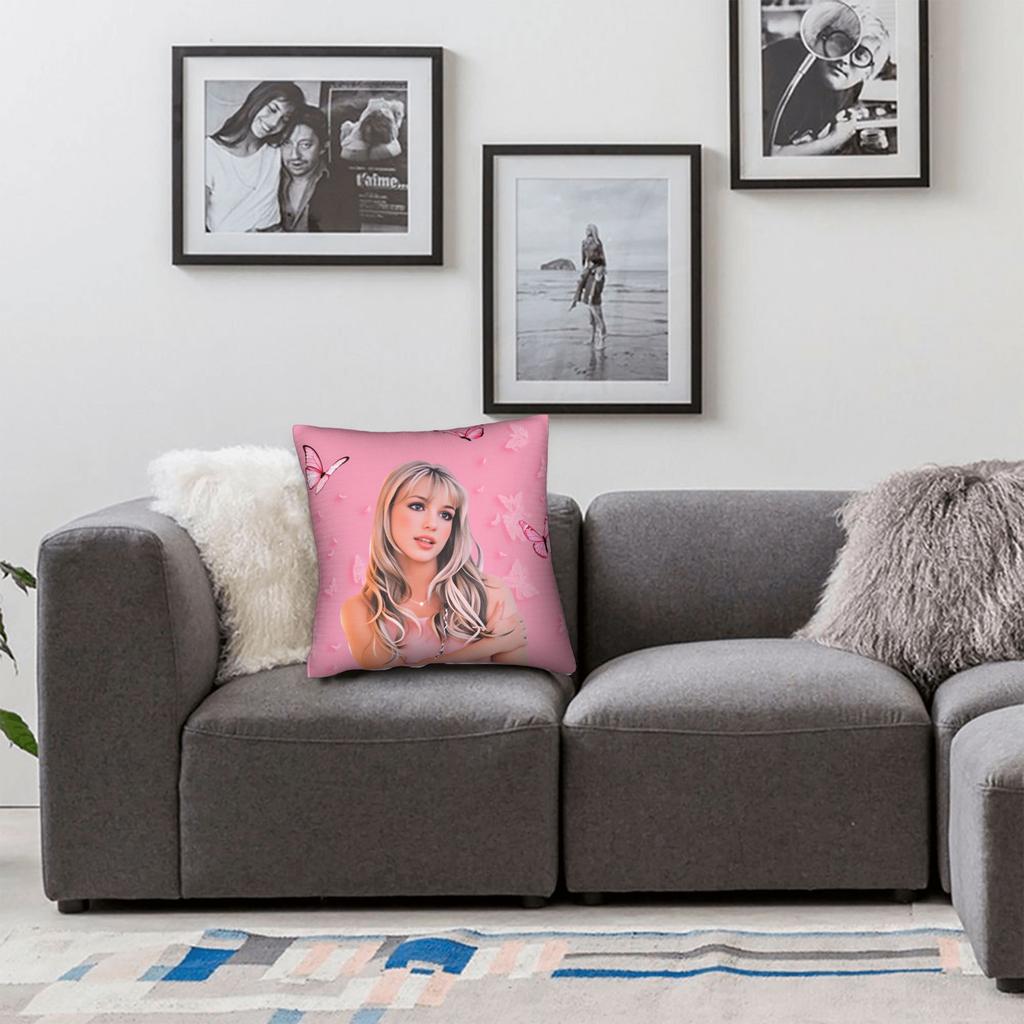 Pillow Cover Singer B-Britneyy S-Pearss Cute Funny Pillow Case For Sofa Home Decoration Pillowcases