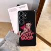B-Betty Cute B-Boop Phone Case For Samsung S25,S24,S21,S22,S23,S30,Ultra,S20,Plus,Fe,Note,10,9,5G Transparent Cover